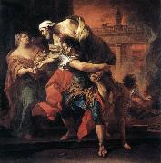 LOO, Carle van Aeneas Carrying Anchises sg oil